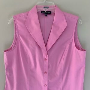 Jones New York Blouse, Sleeveless No Iron Cotton